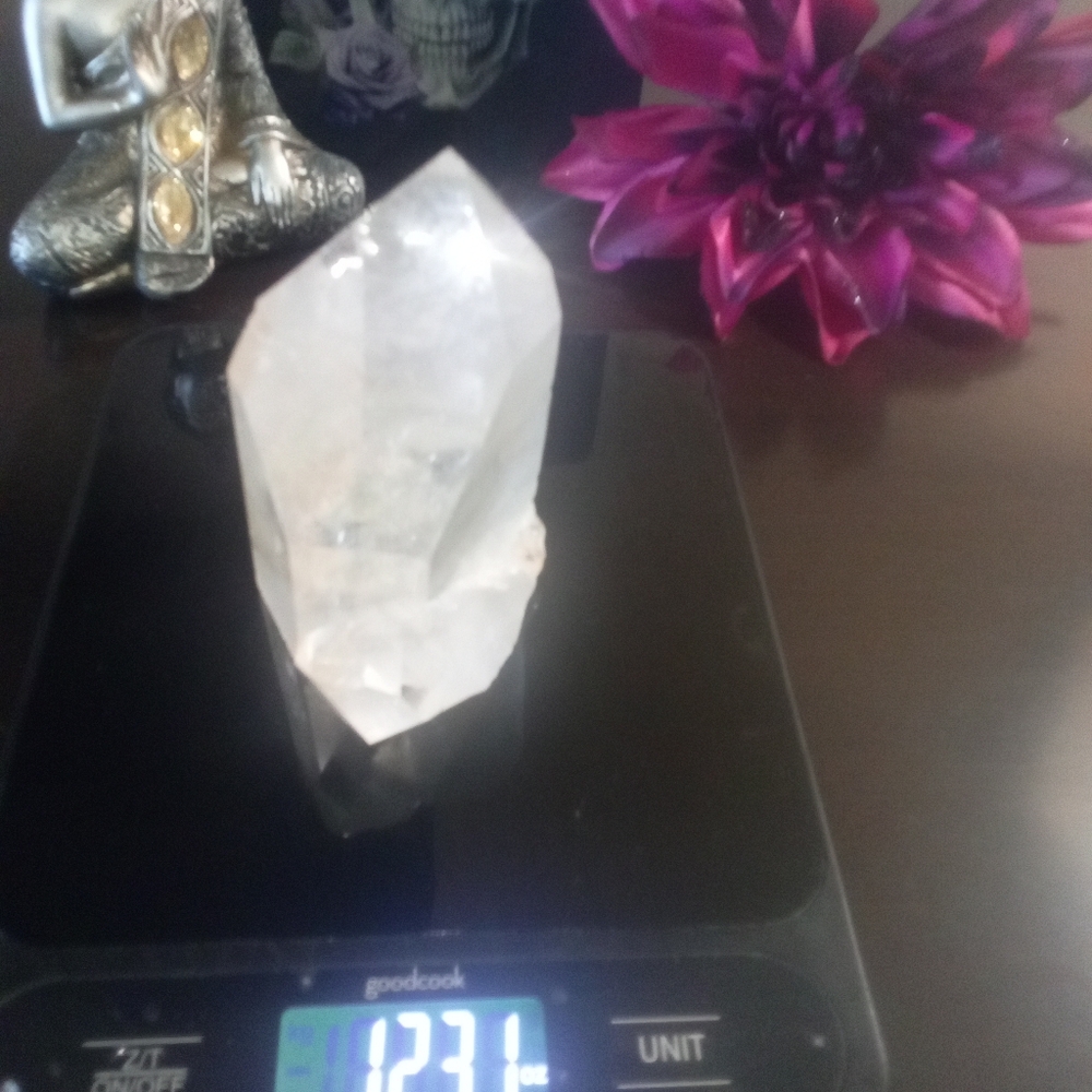 Clear Quartz Point From Brazil - Picture 15 of 15